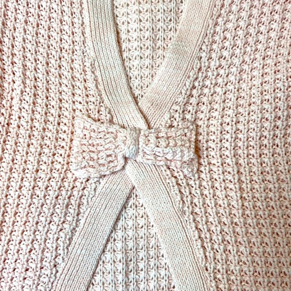 Bethany Mota Pink Bow Open Back Sweater - Picture 5 of 7